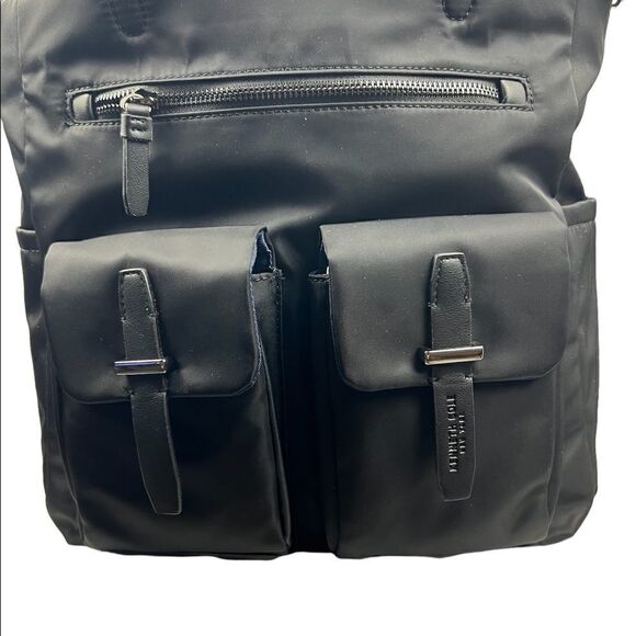 NWT Kenneth Cole Black Vesey Nylon Tote - Picture 5 of 6
